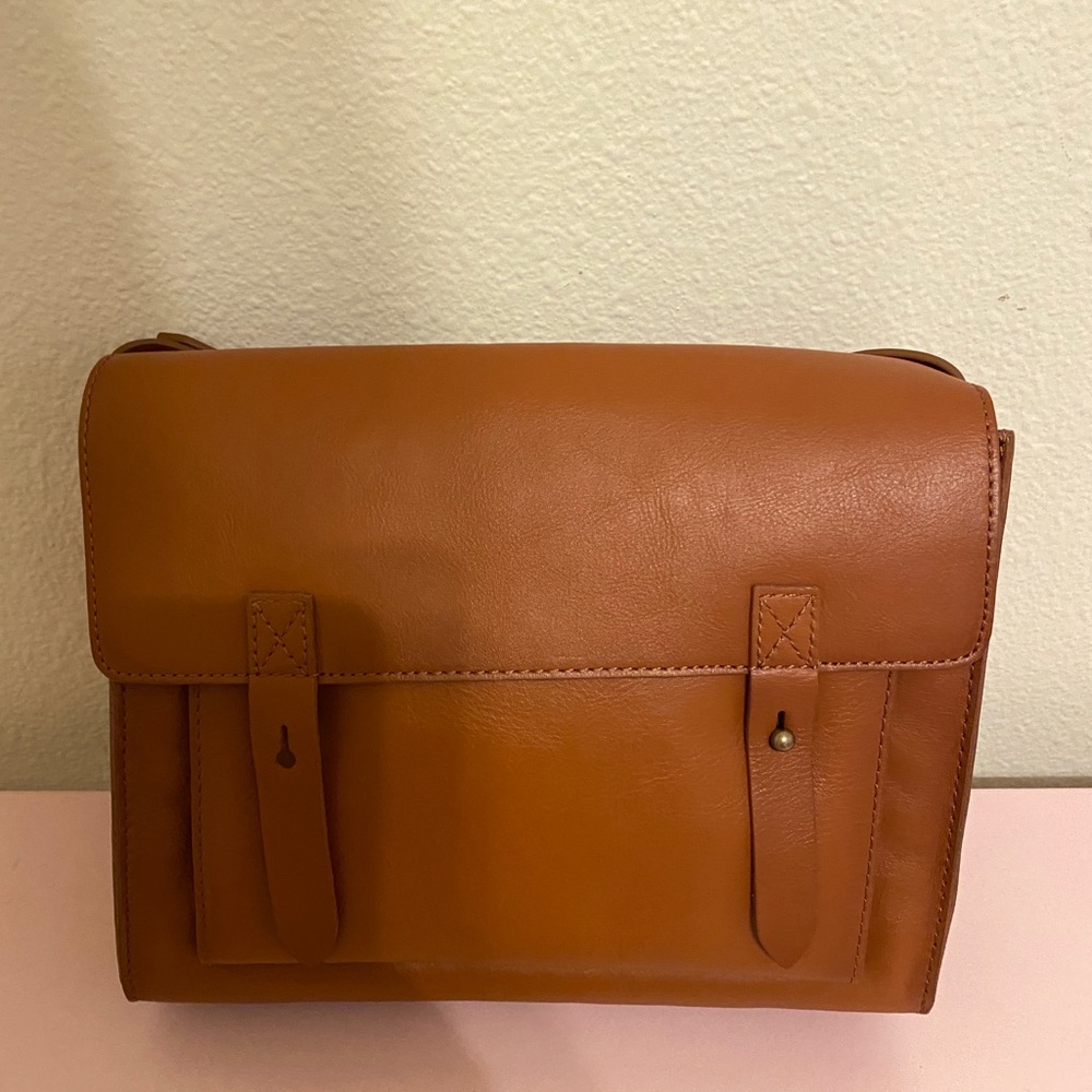 Abercrombie & Fitch Leather Satchel